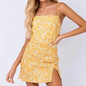 Princess Polly Dawson Yellow Mini Dress 💛